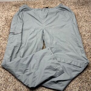 Stearns DryWear Mens XXL Grey Ripstop Cargo Rain Pants Mesh Lined 8741 Charcoal
